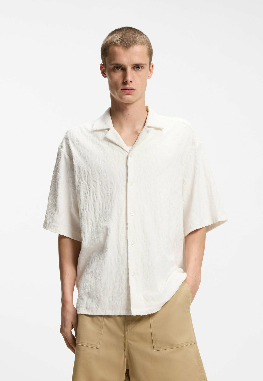HUGO ELIGINO - Shirt - open white one