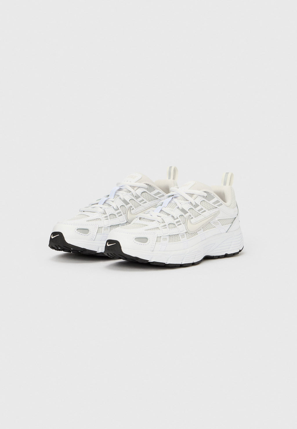 P 6000 LACE UNISEX - Baskets basses - platine/blanc/argenté/noir