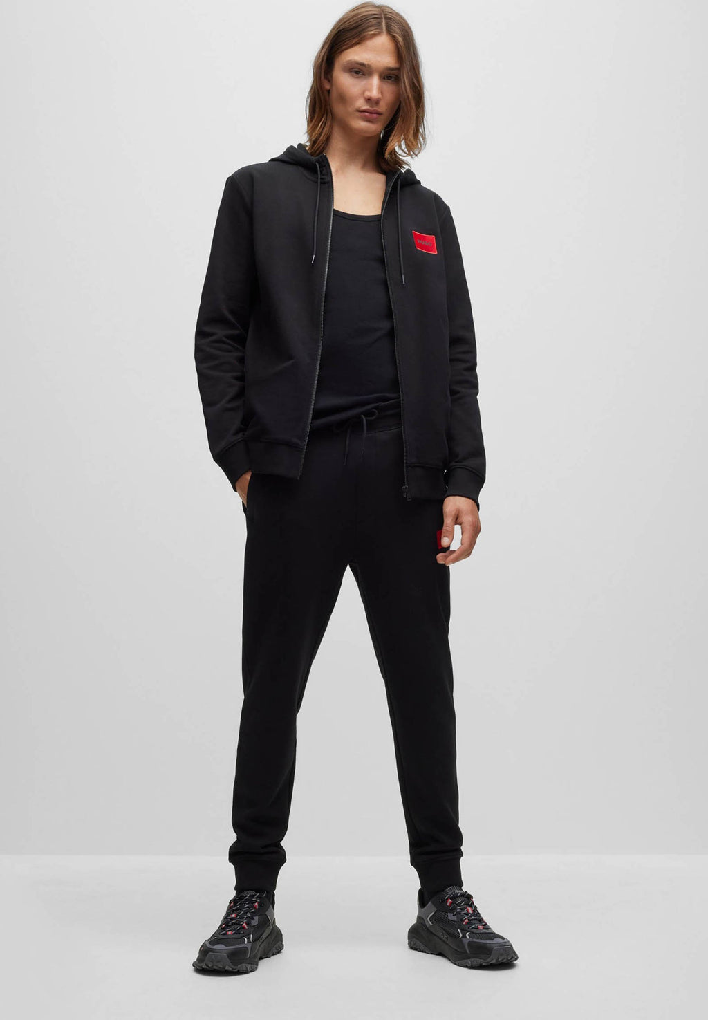 DAPLE - Zip-up sweatshirt - black