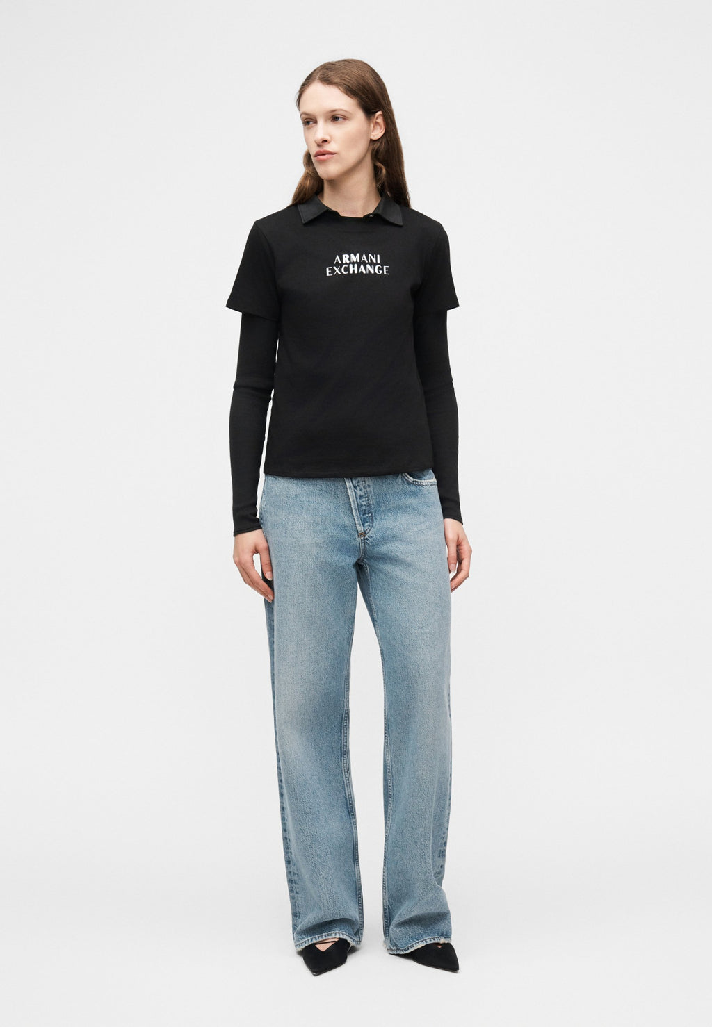Print T-shirt - black