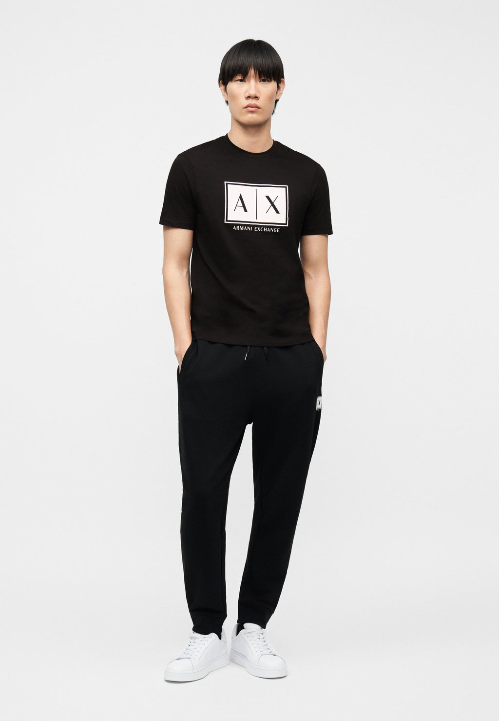 Print T-shirt - black base