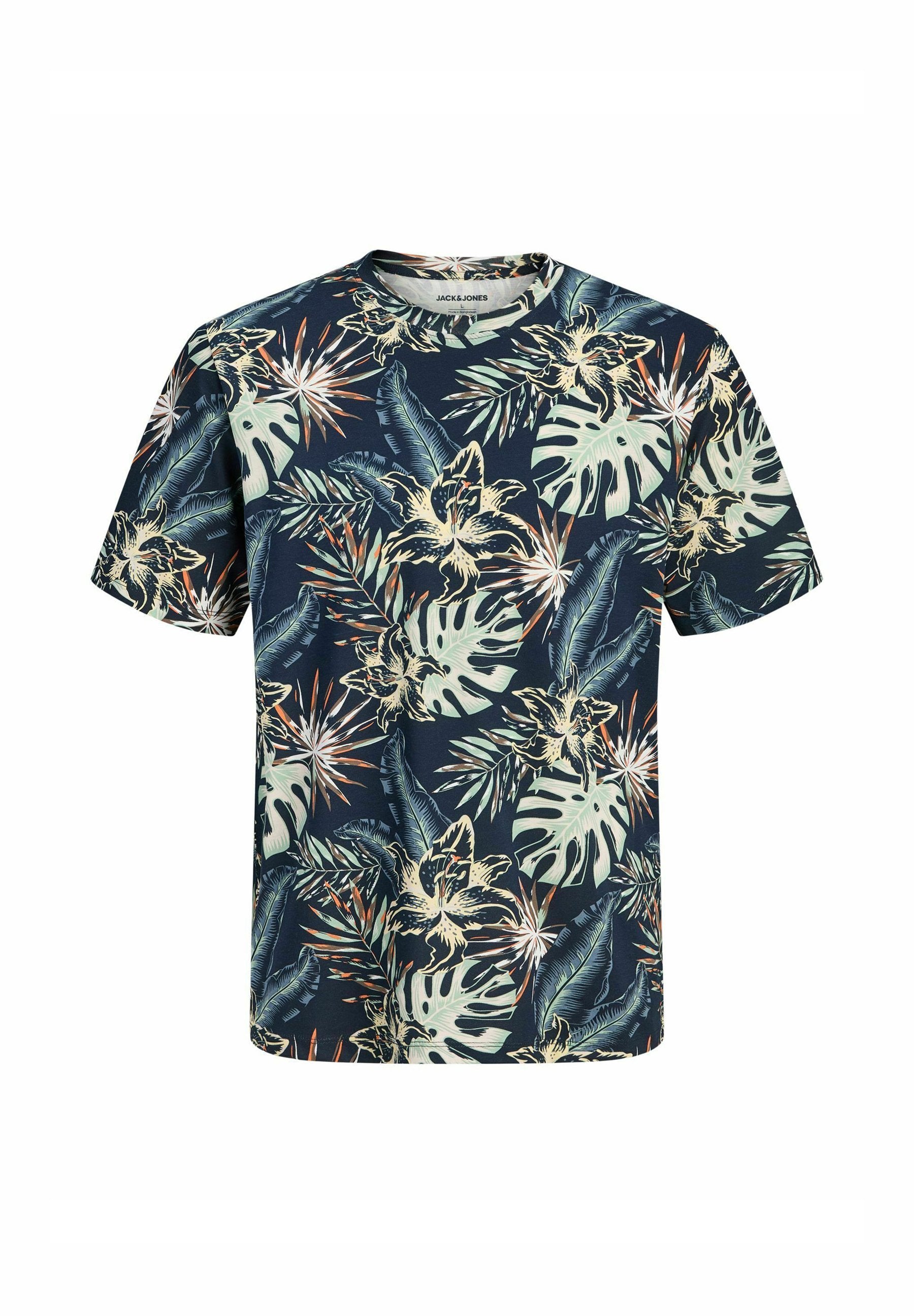 T- - Print T-shirt - navy blazer