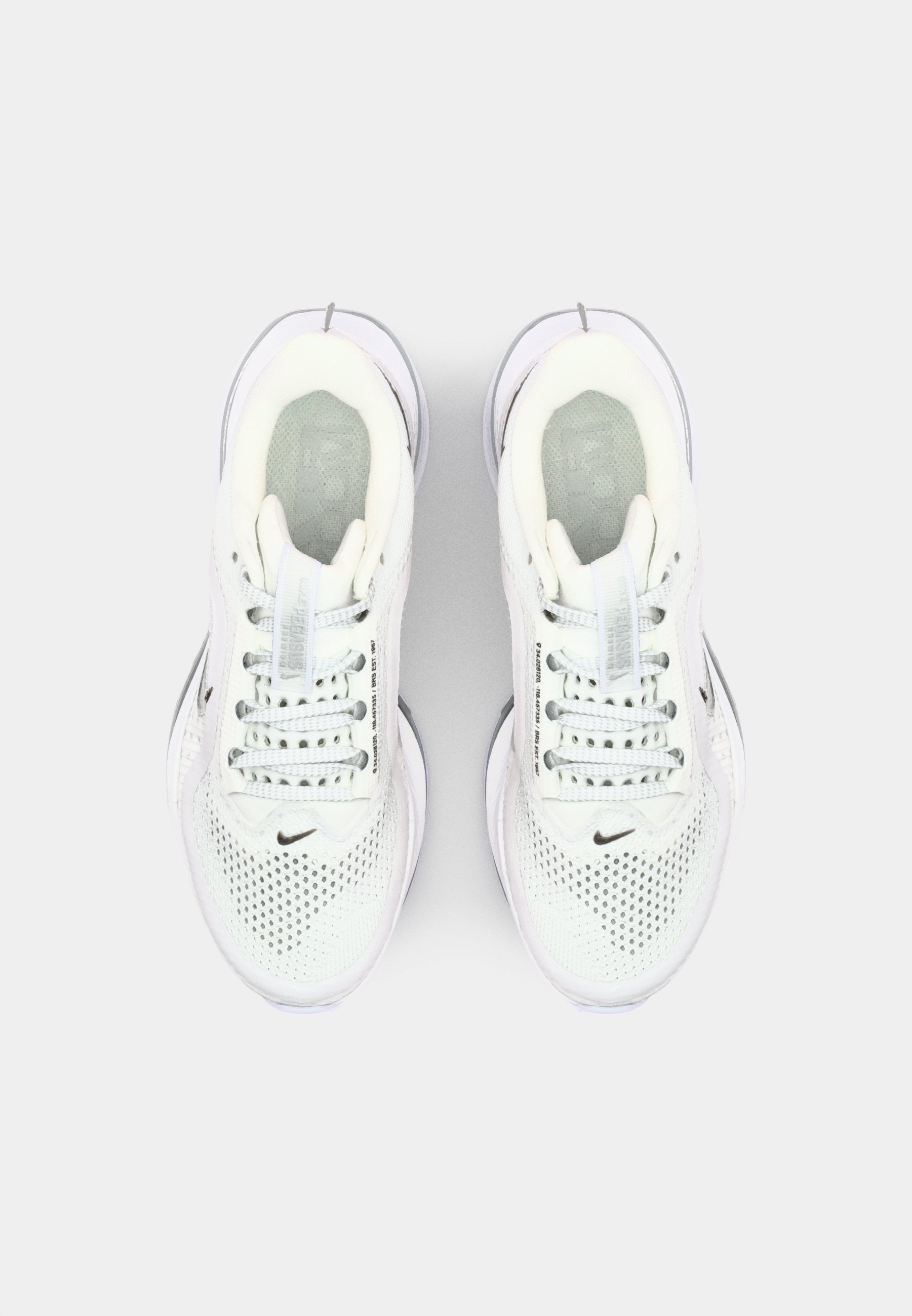 PEGASUS PREMIUM - Road running shoes - white/metallic silver