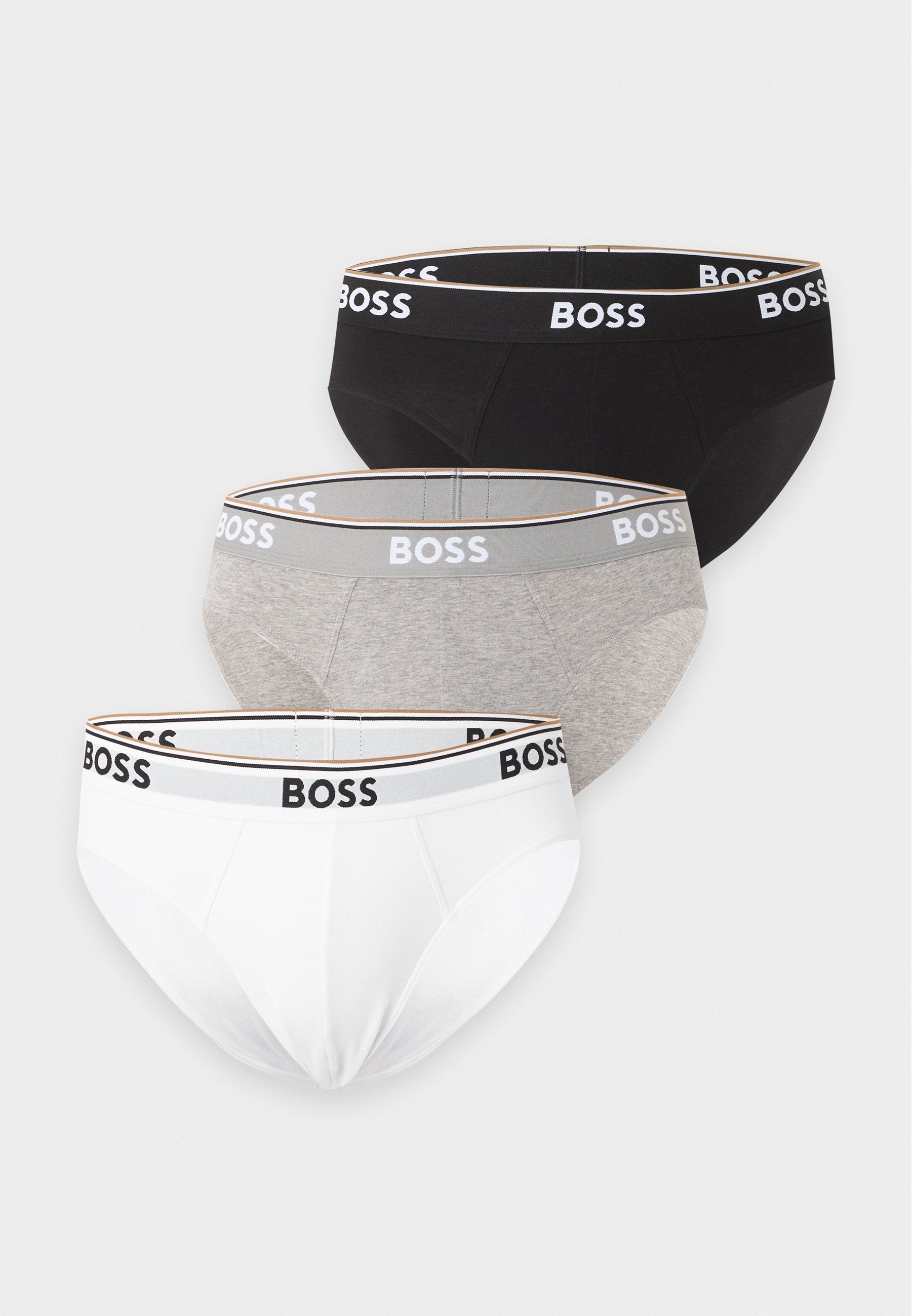 POWER 3 PACK - Briefs - blackwhite/light grey