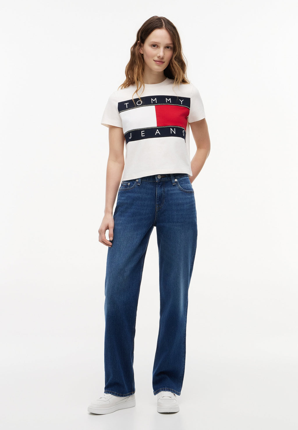 FLAG TEE - Print T-shirt - ancient white