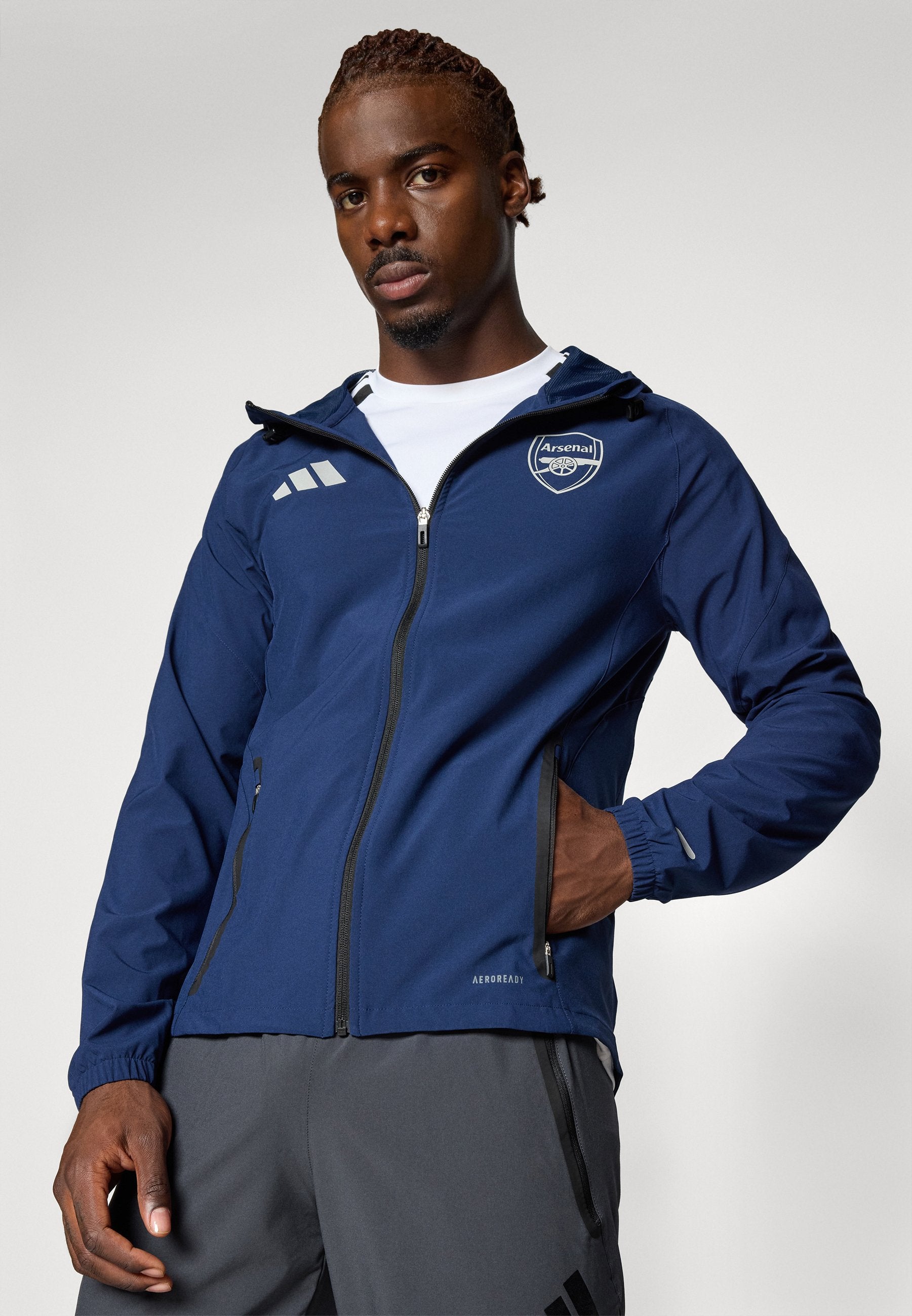 ARSENAL FC TIRO25 COMPETITION VIS TECH TRAVEL JACKET - Club wear - night indigo