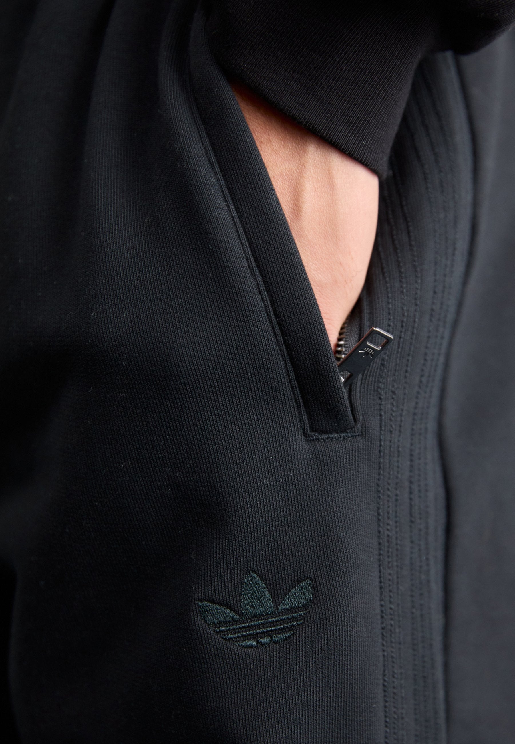 WIDE - Tracksuit bottoms - black