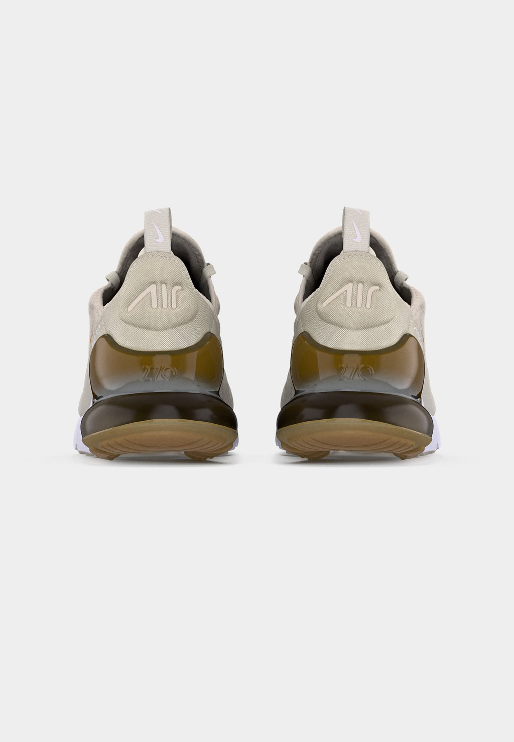 AIR MAX 270 - Baskets - light bone/coloris or métallisé/blanc