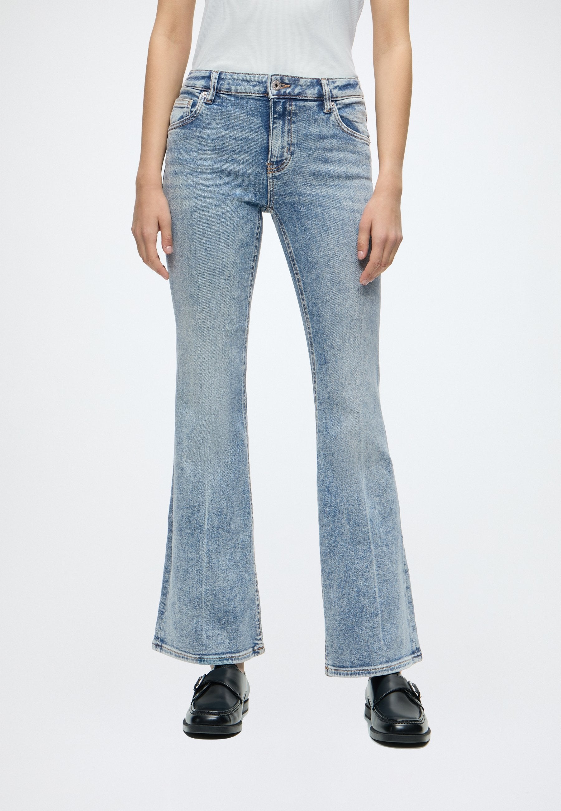 GELISSA - Flared Jeans - navy
