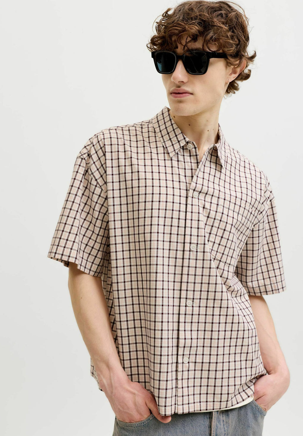 SHIRT LOOSE FIT SHIRT - Shirt - antique white