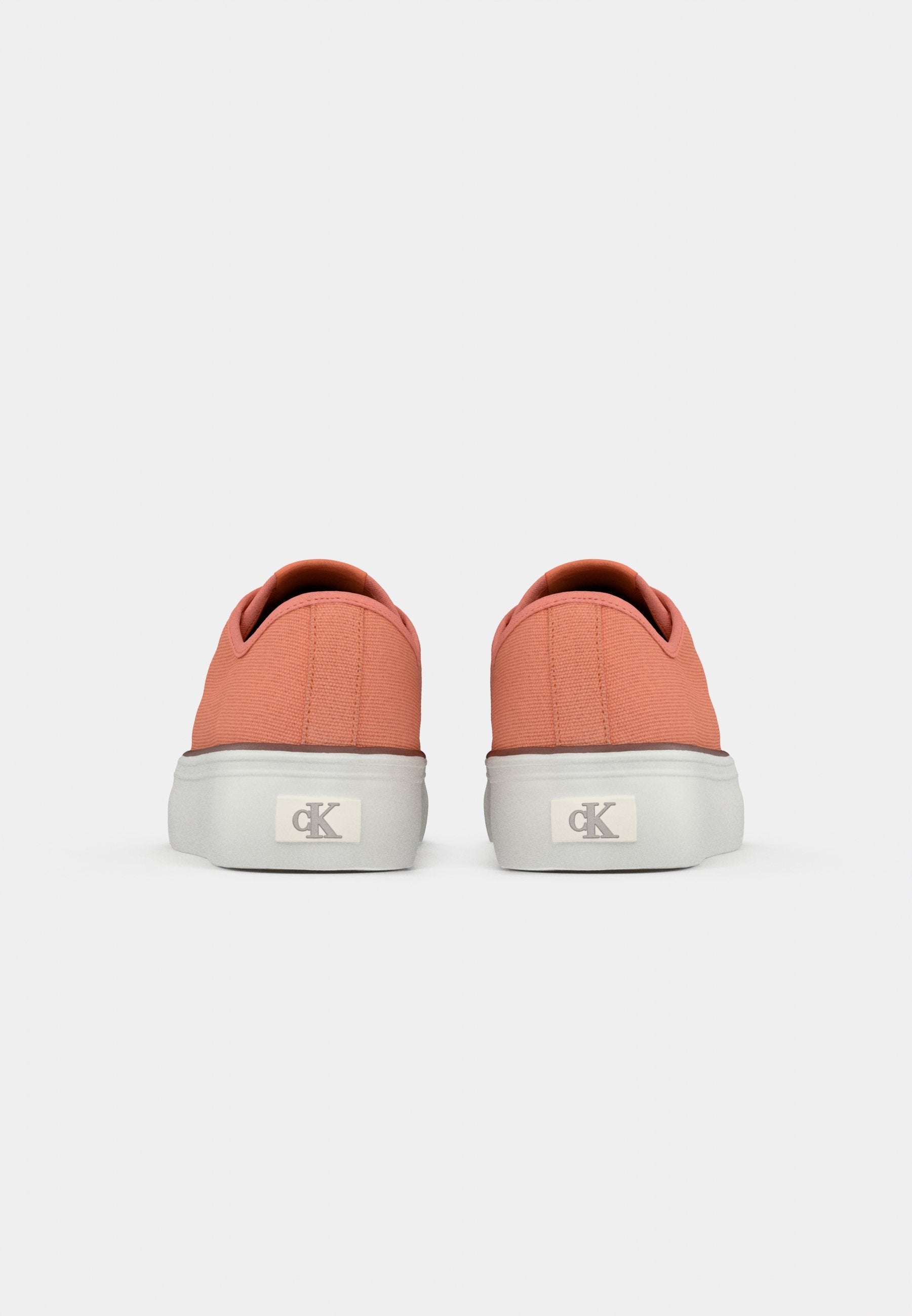 FLATFORM LOGO - Trainers - powder orange/cappuccino
