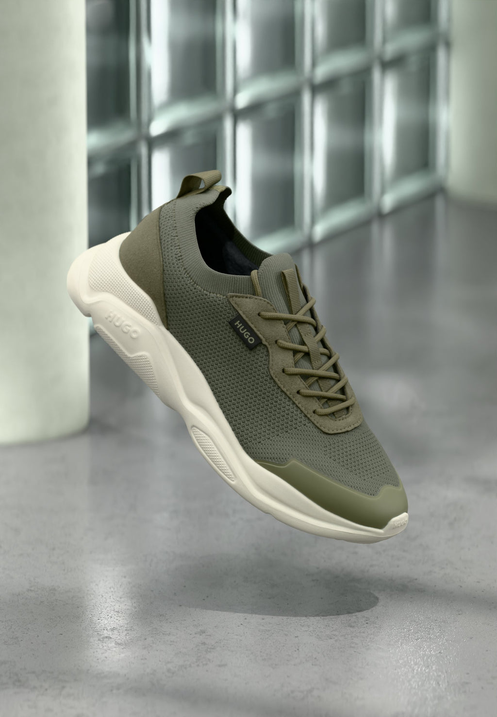 LEON RUNN - Trainers - open green