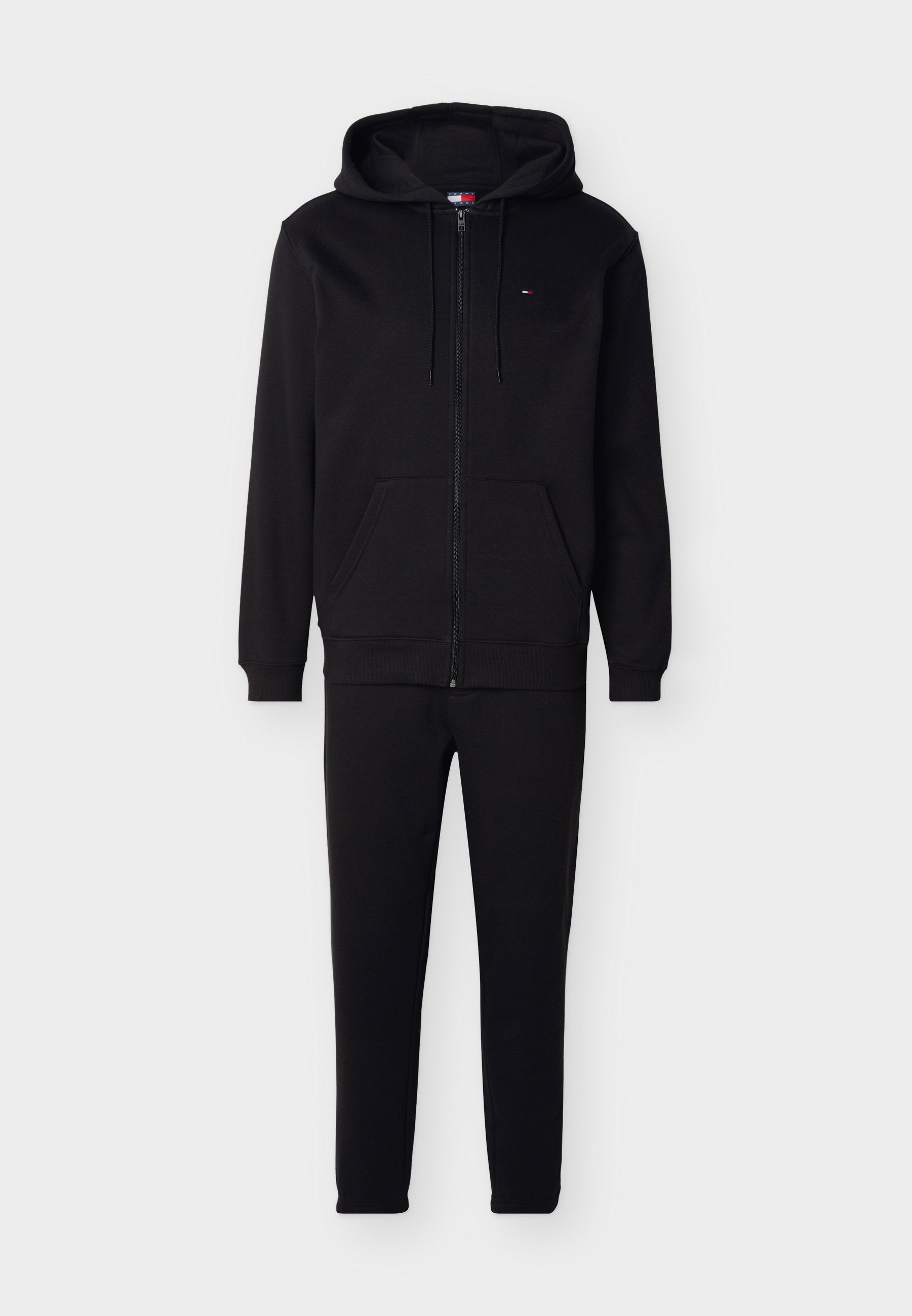 TOMMY FLAG TRACK TOP AND JOGGERS - Tracksuit - black