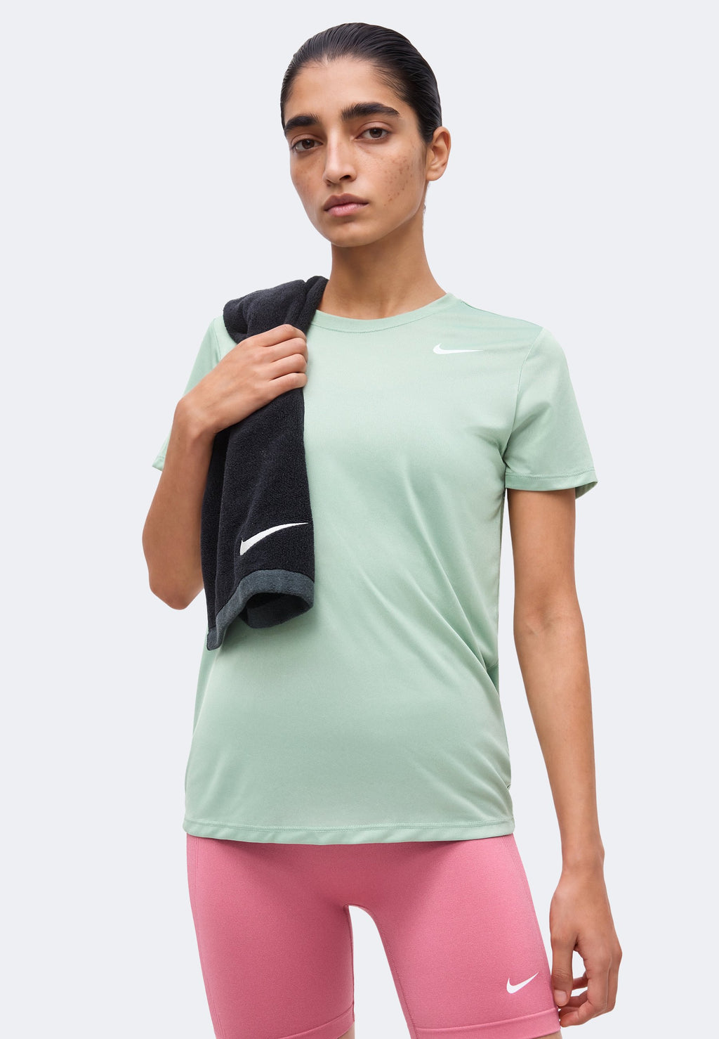 TEE - Sports T-shirt - steam/white