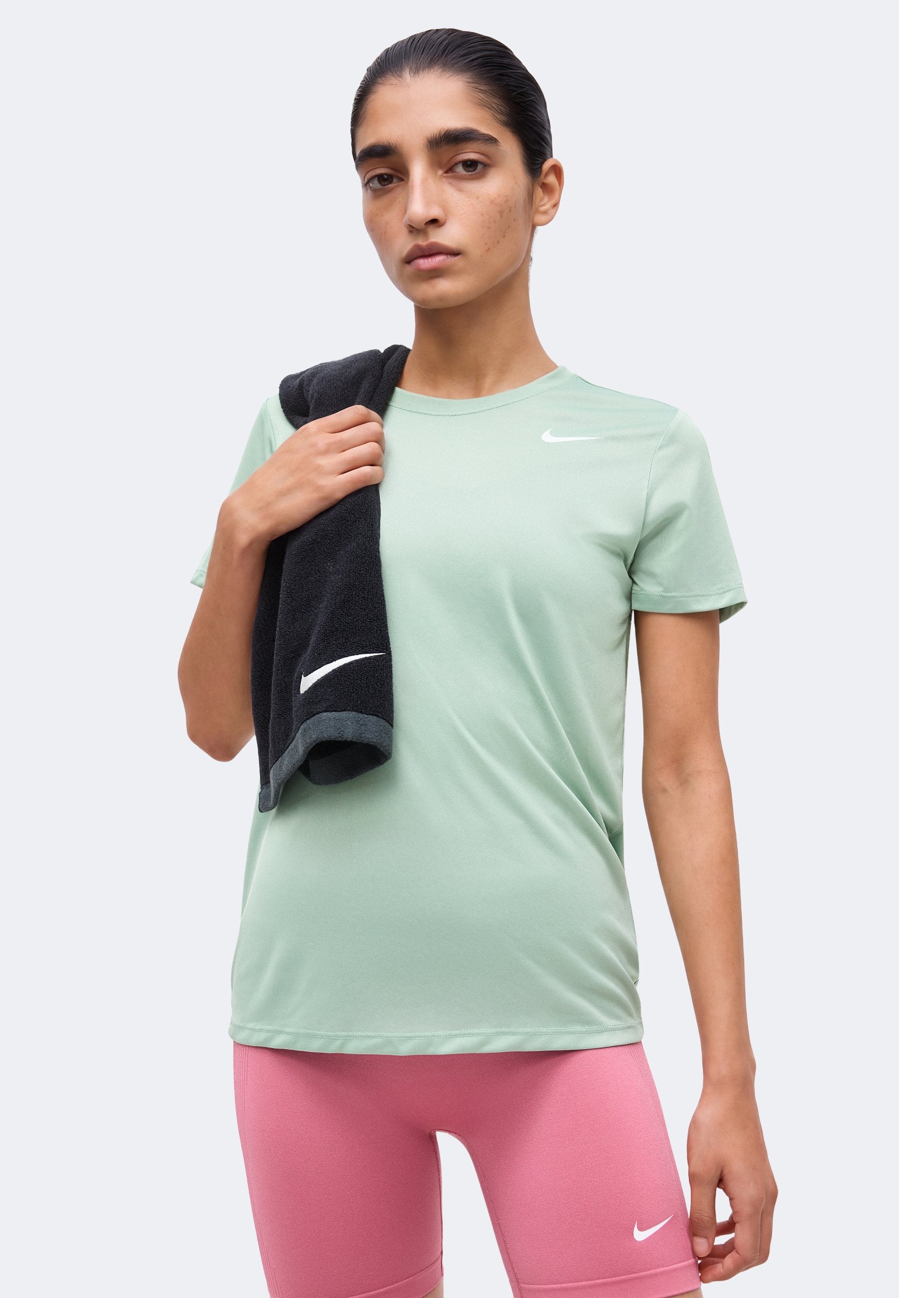 TEE - Sports T-shirt - steam/white