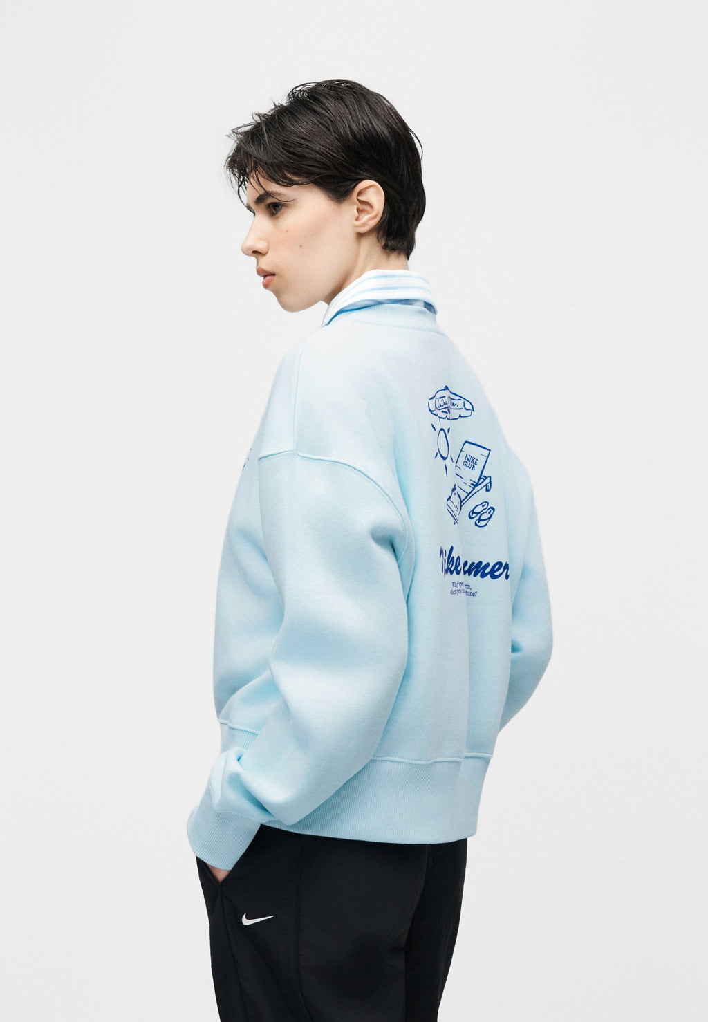 CREW - Sweatshirt - glacier blue