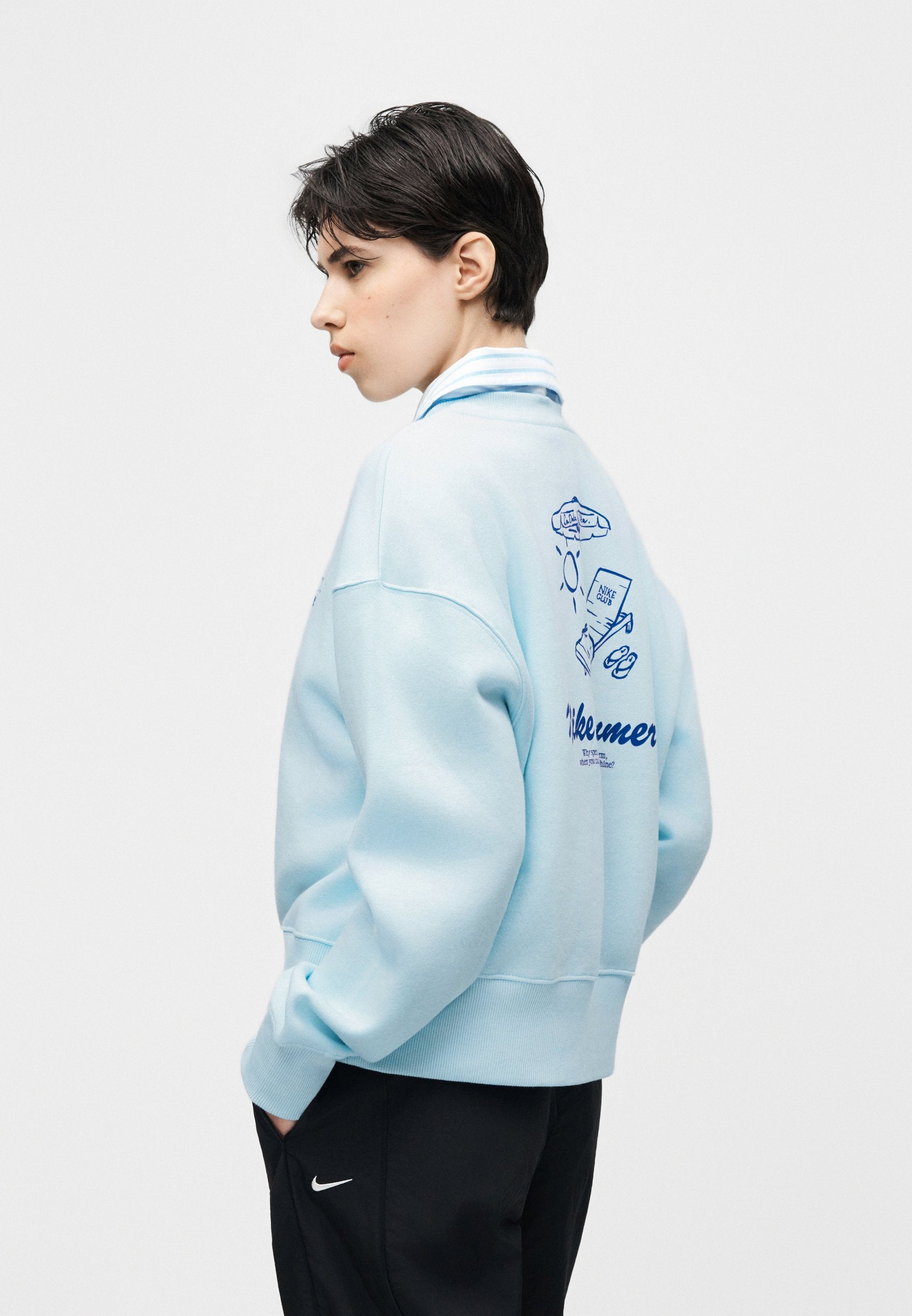 CREW - Sweatshirt - glacier blue