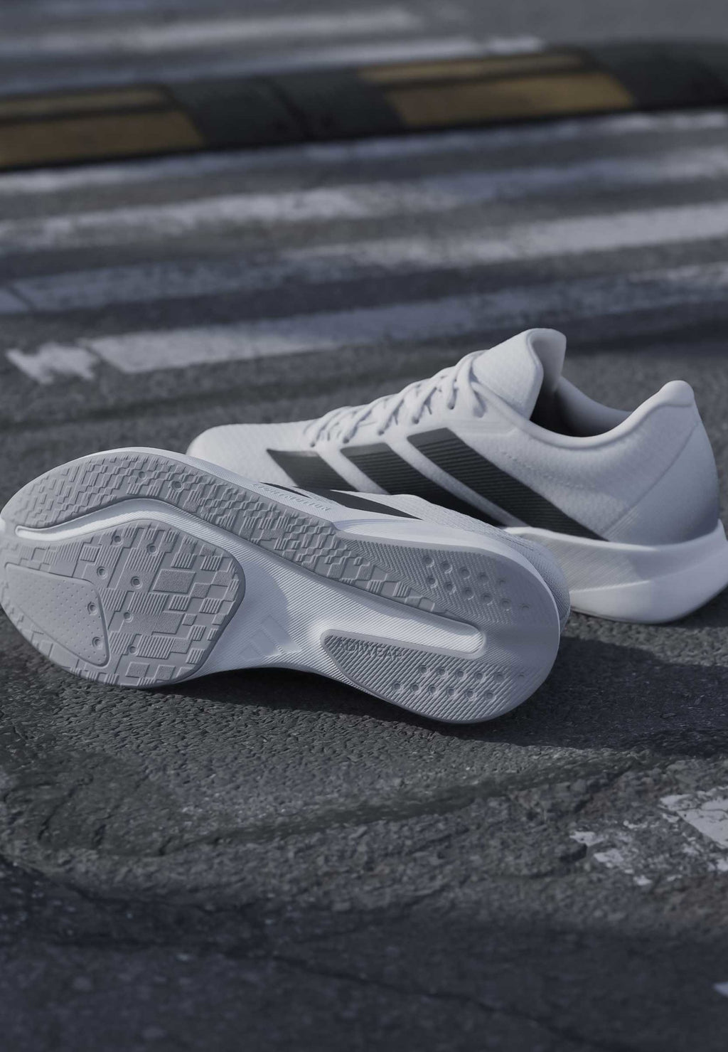 ADIDAS PERFORMANCE DURAMO RC2 RUNNING SHOES - Walking trainers - cloud white   grey five   halo silver