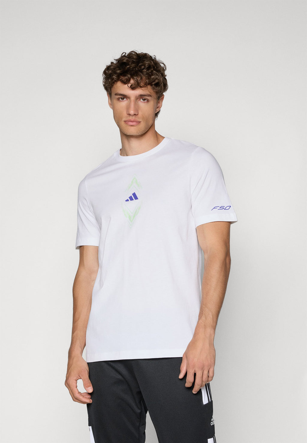 T-SHIRT GRAPHIQUE F50 - T-shirt imprimé - blanc