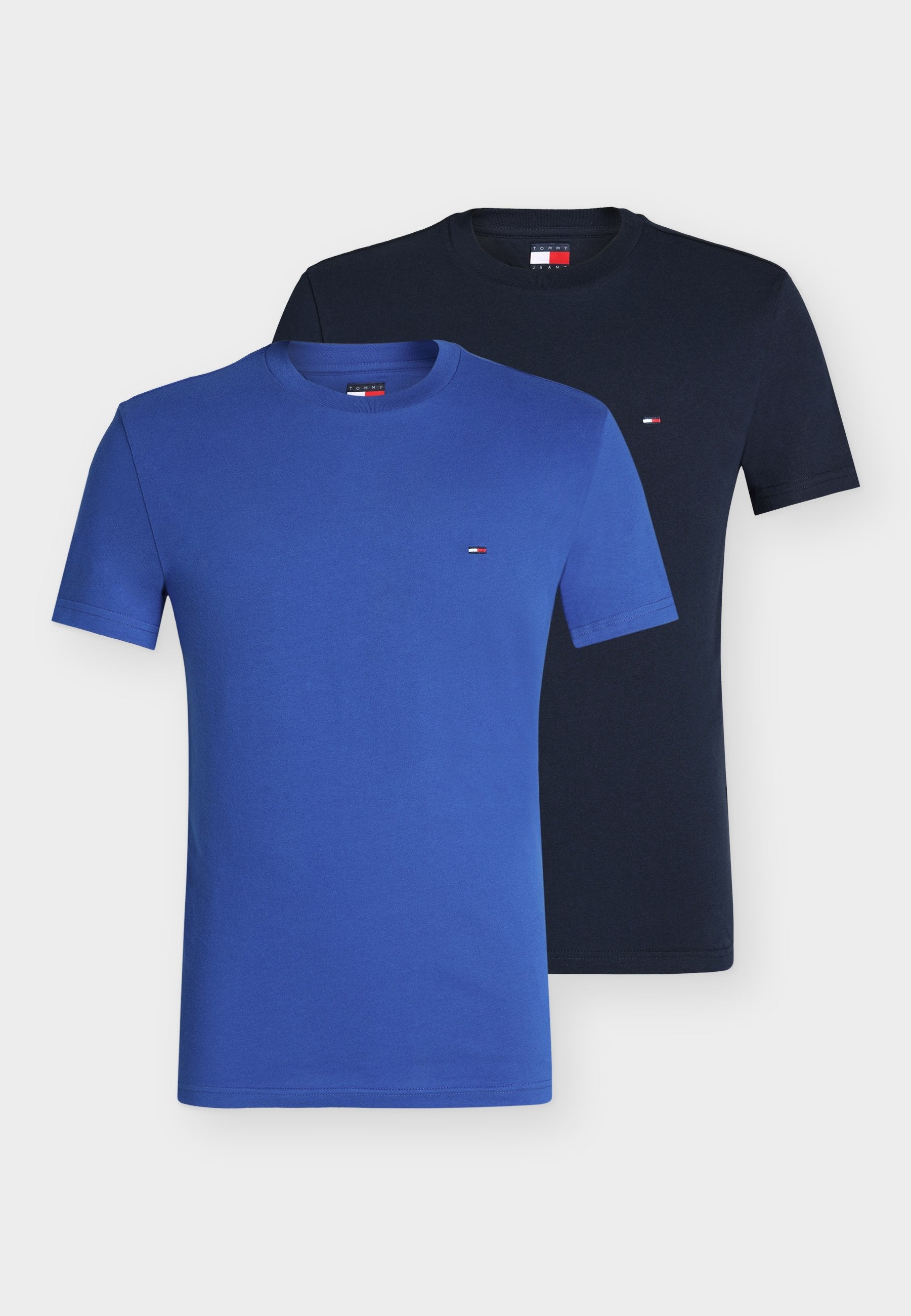 SLIM TEE 2 PACK - Basic T-shirt - dark night navy / providence blue