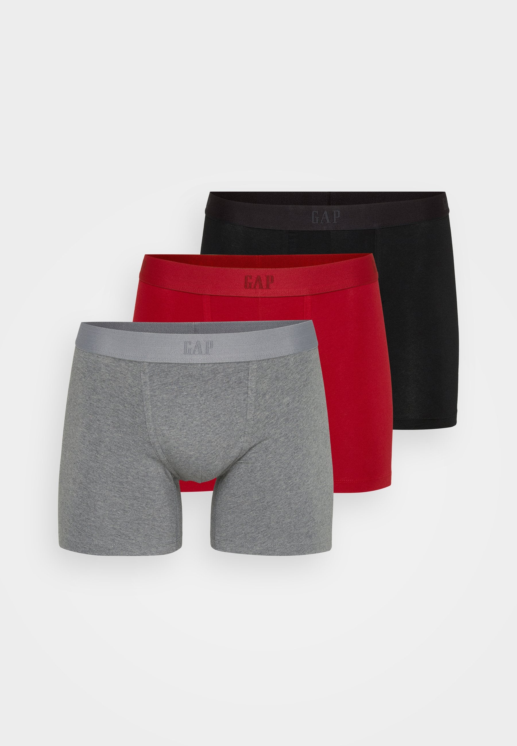 3 PACK - Boxer briefs - red/grey/black