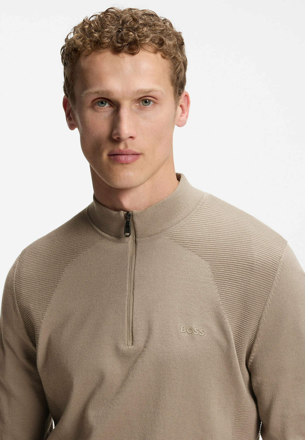 BOSS KN_MOMENTUM-LITE MZ - Jumper - light green four