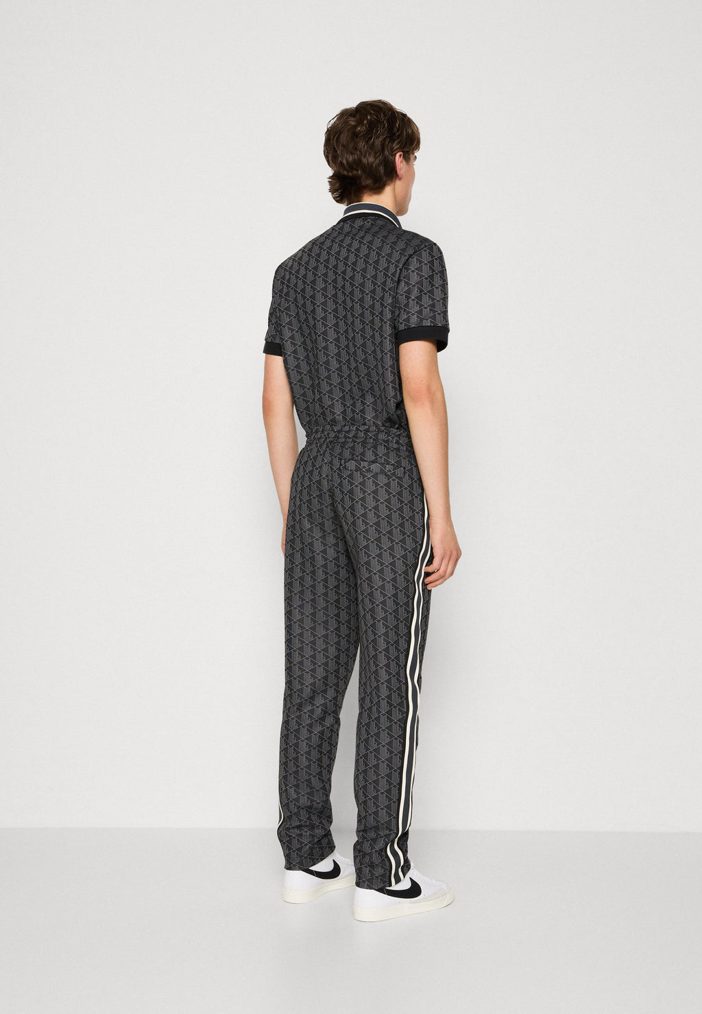 UNISEX - Tracksuit bottoms - black/graphite