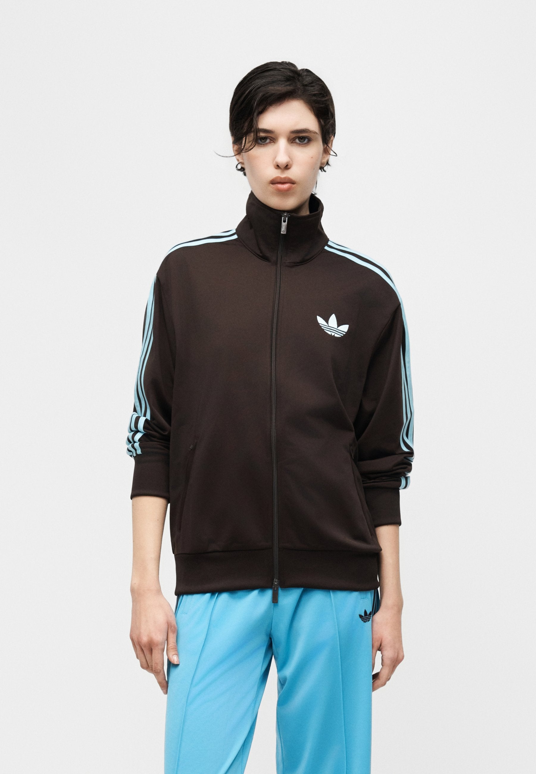 HAUT DE SURVÊTEMENT FIREBIRD TRACK LOOSE - Veste d'entraînement - aurora coffee/icey blue