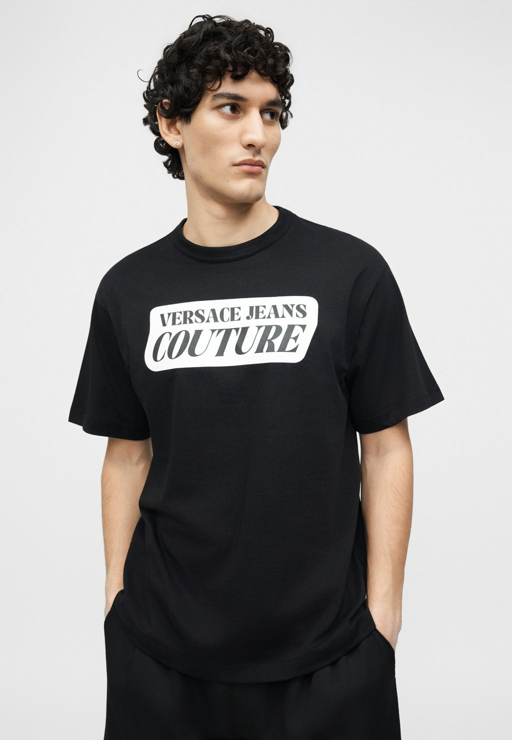 Print T-shirt - black