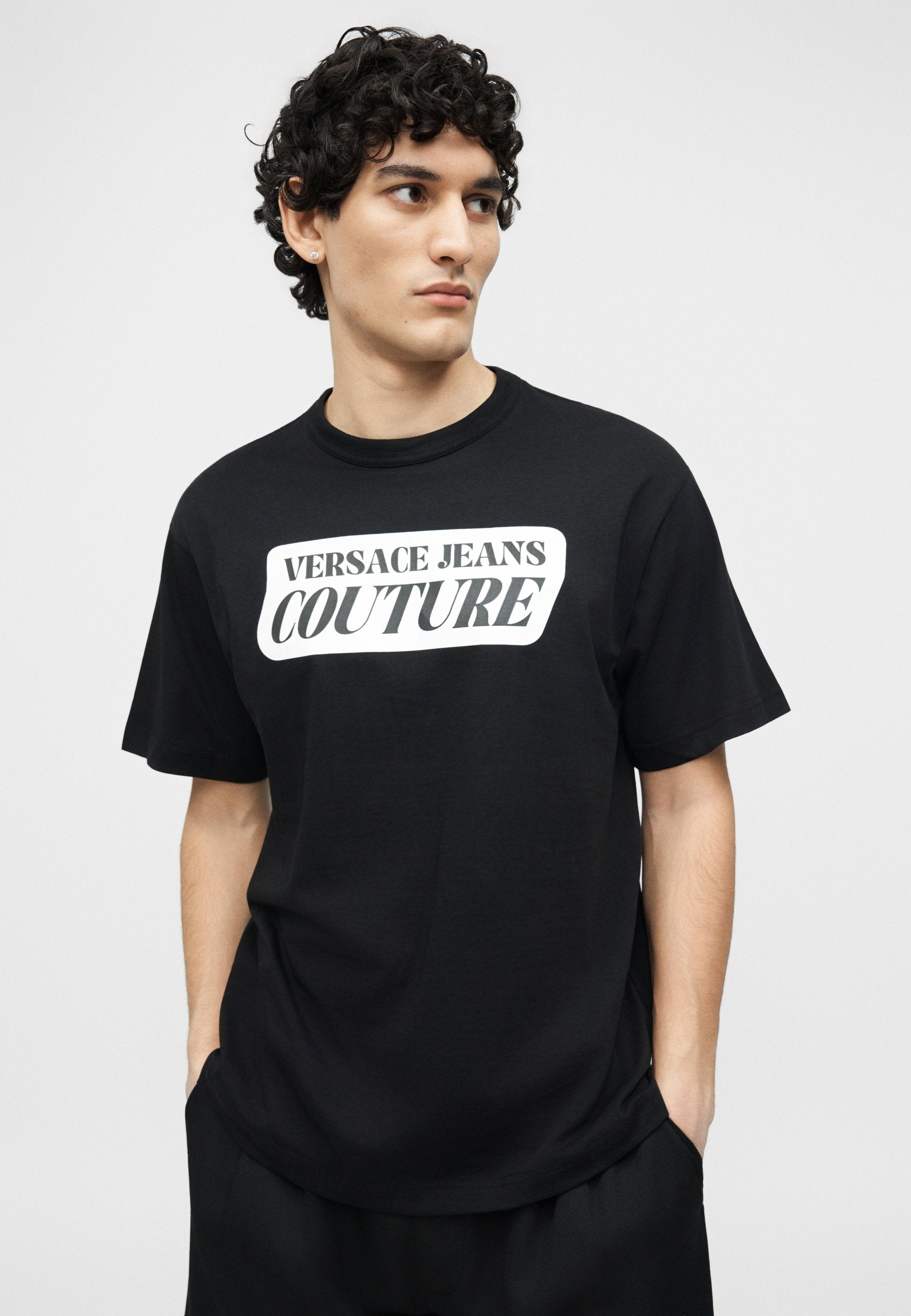 Print T-shirt - black