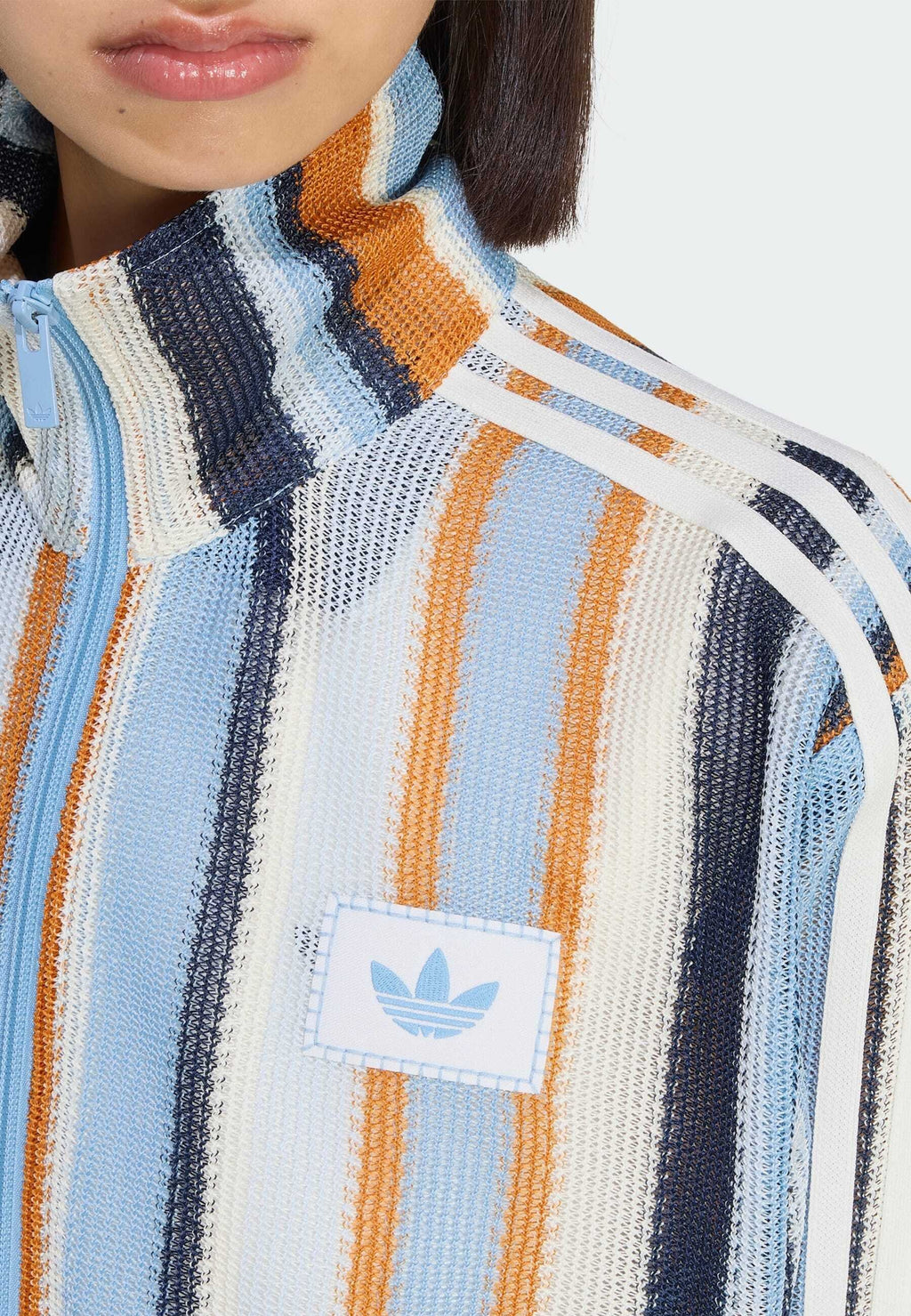 SUMMER GLOW KNITTED FIREBIRD - Gilet - multicolore/bleu cendré