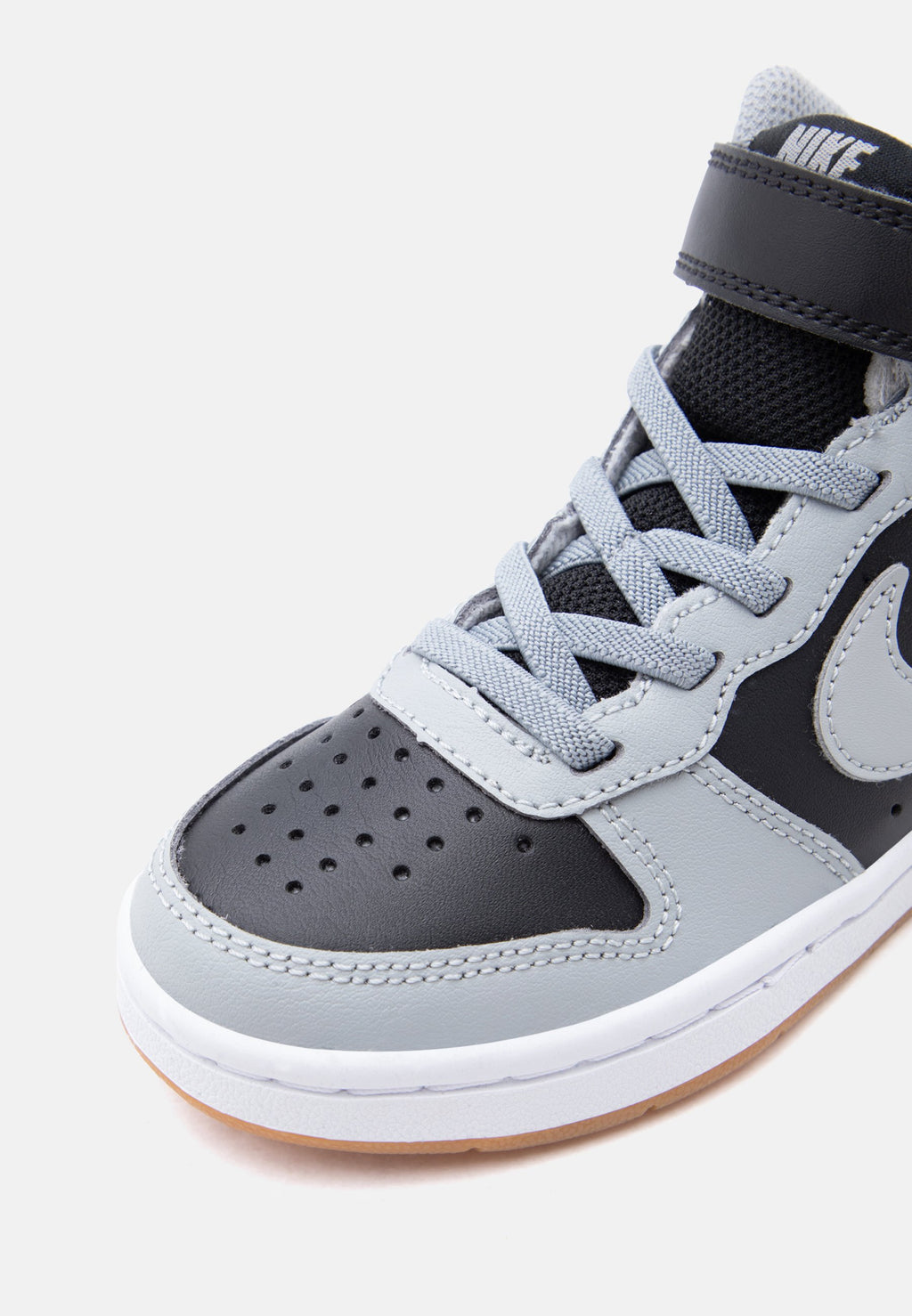 COURT BOROUGH MID 2 UNISEX - Baskets montantes - black/light smoke grey/white