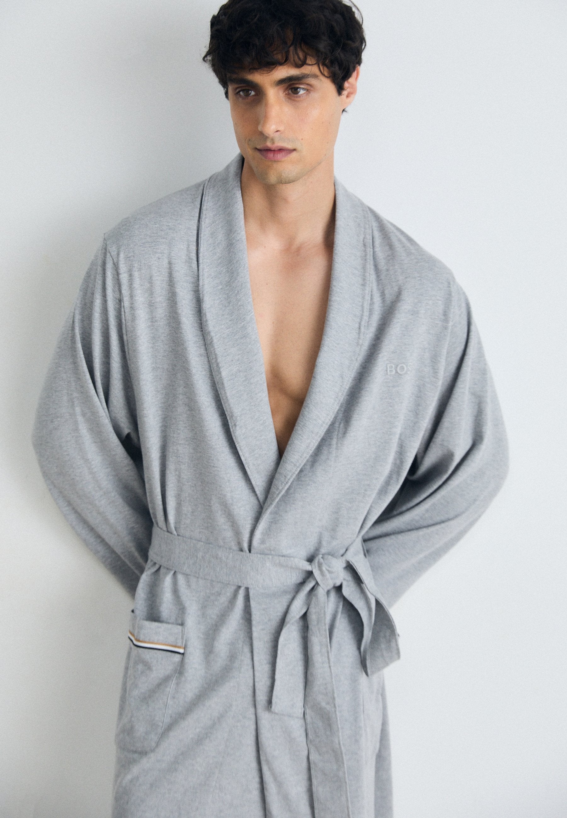 Dressing gown - medium grey