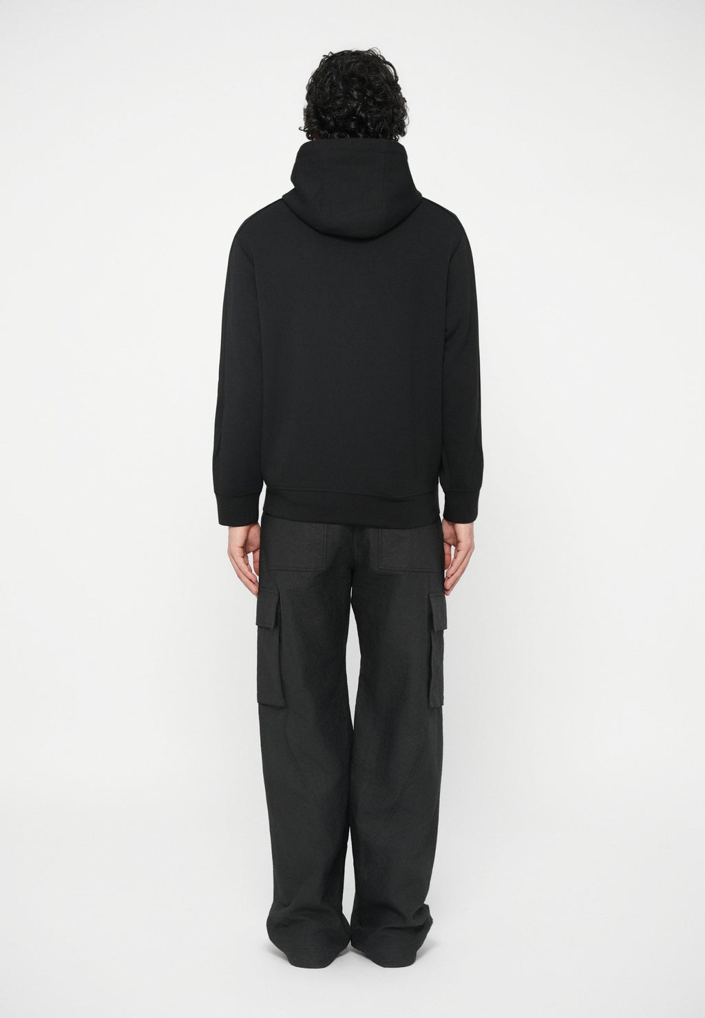 Zip-up sweatshirt - black