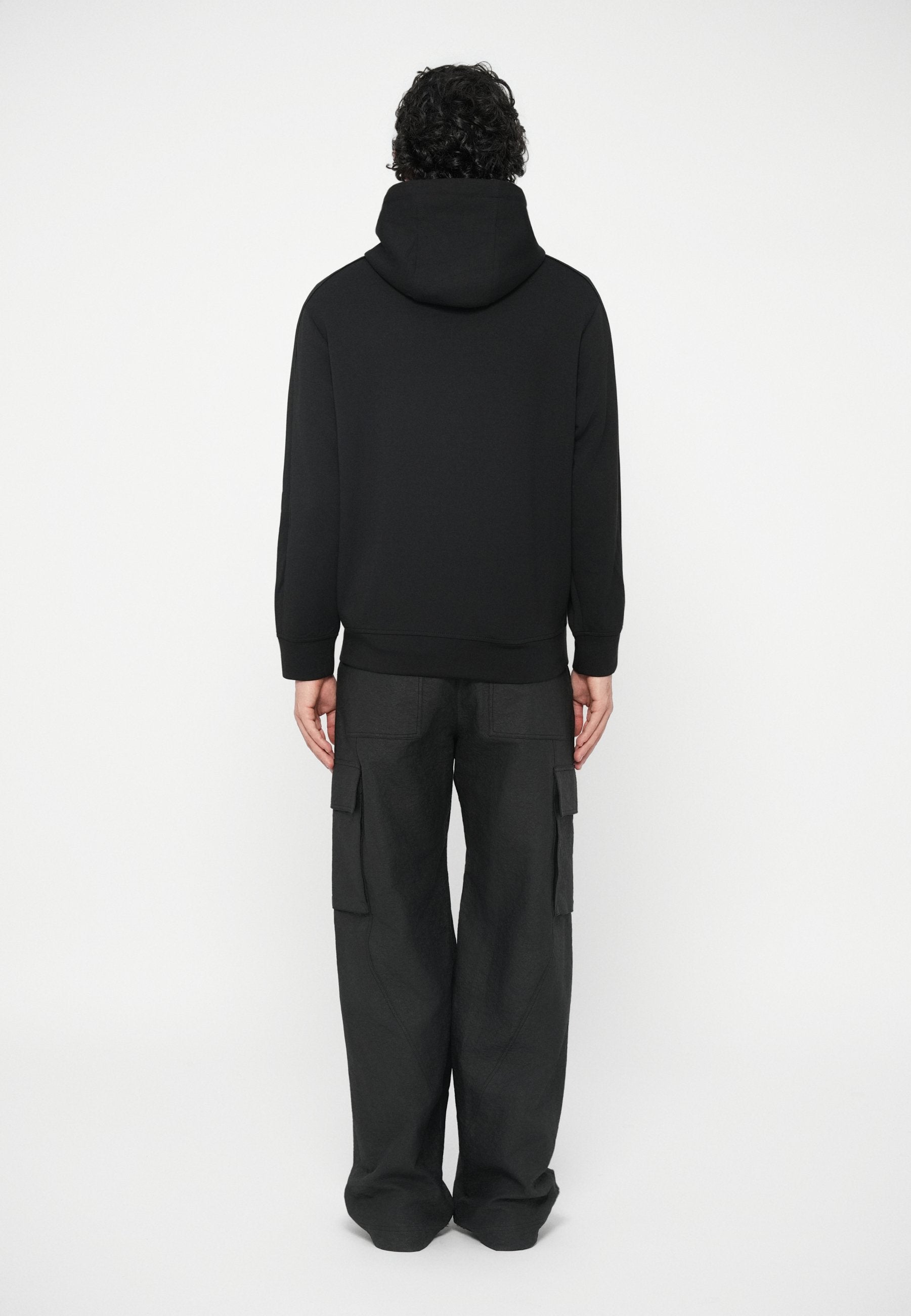 Zip-up sweatshirt - black