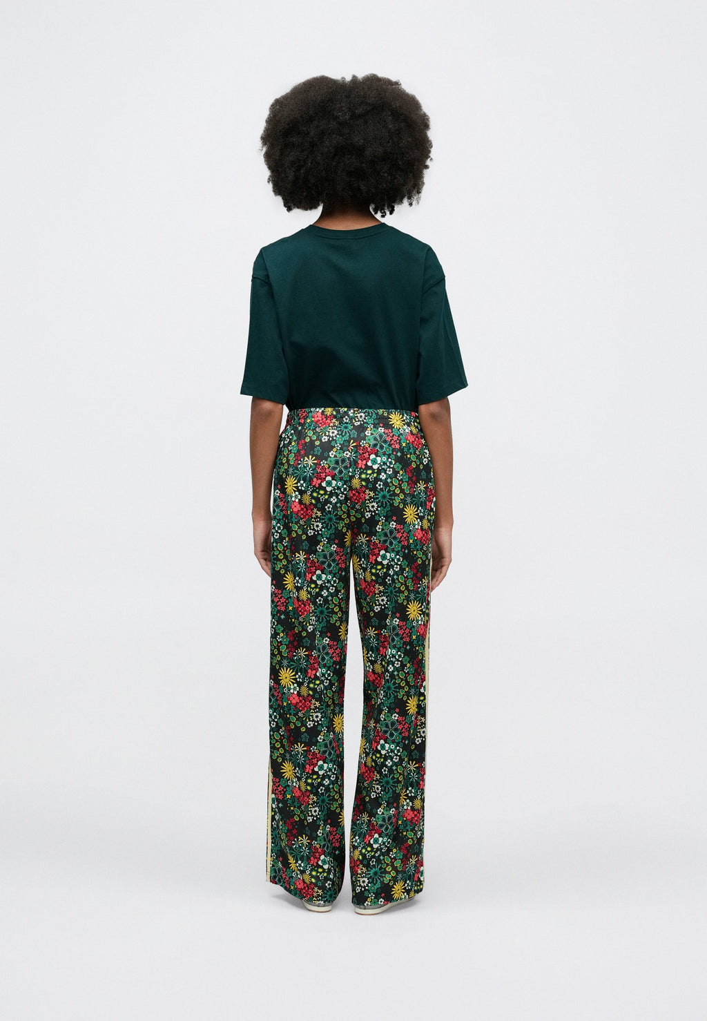 FIREBIRD LOOSE LIBERTY - Tracksuit bottoms - black/bold green/collegiate green/yellow