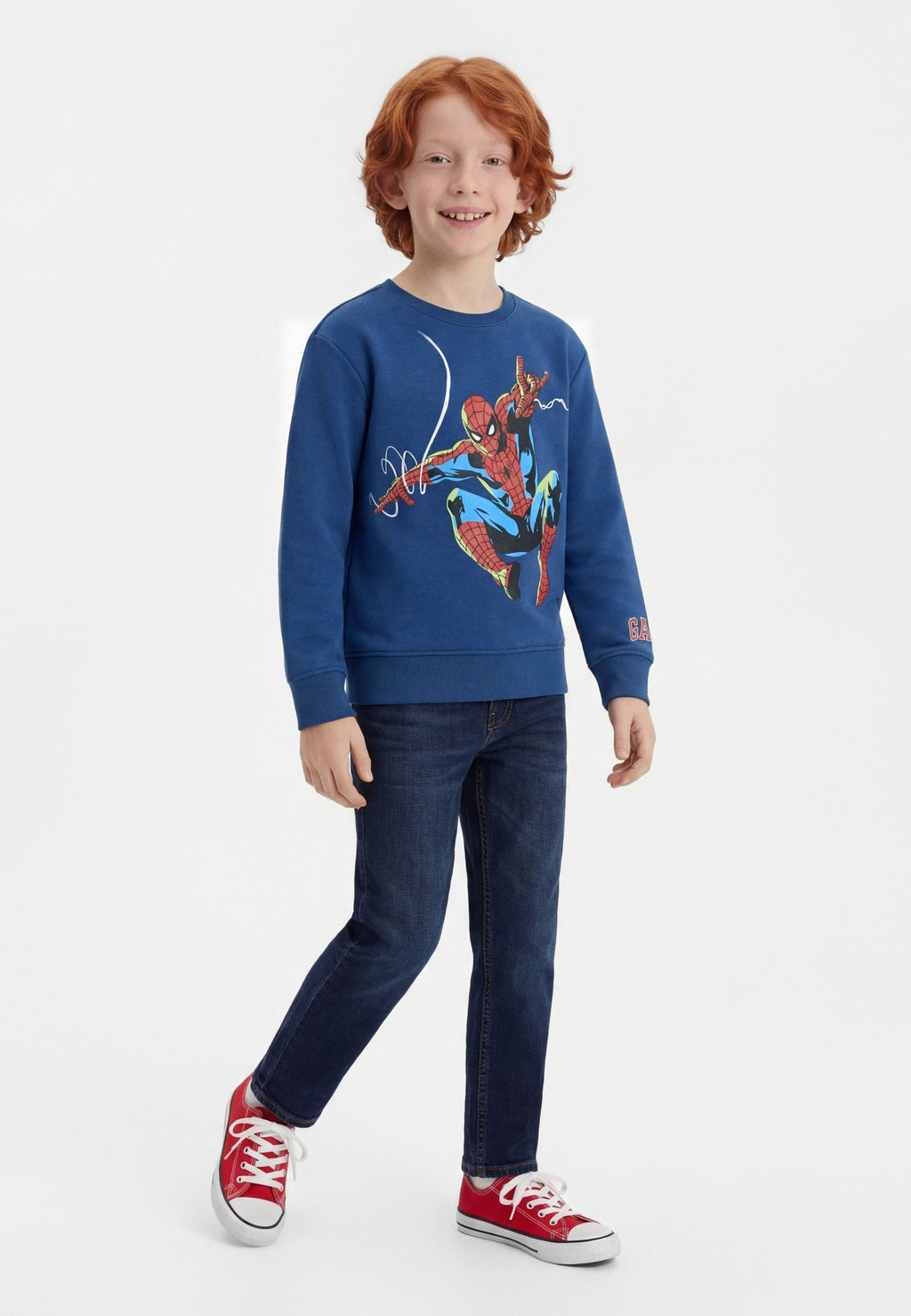 RELAXED CREW - Sweatshirt - blue
