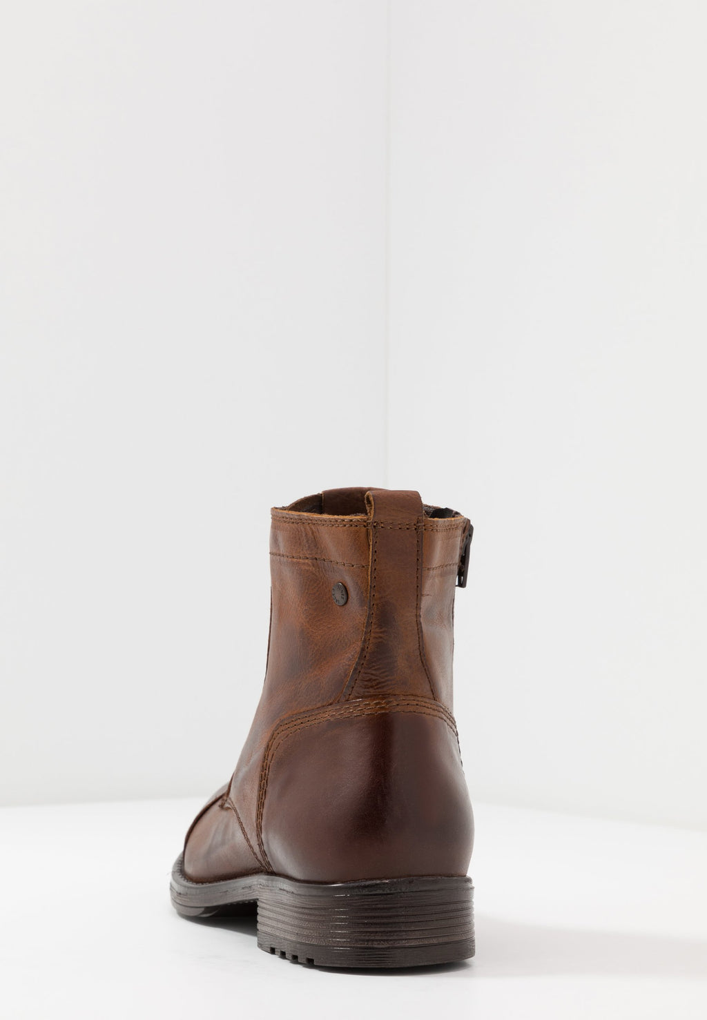 JFWRUSSEL - Lace-up ankle boots - cognac