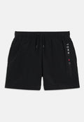 ORIGINAL LOGO MID LENGTH SWIM SHORTS - Swimming shorts - black