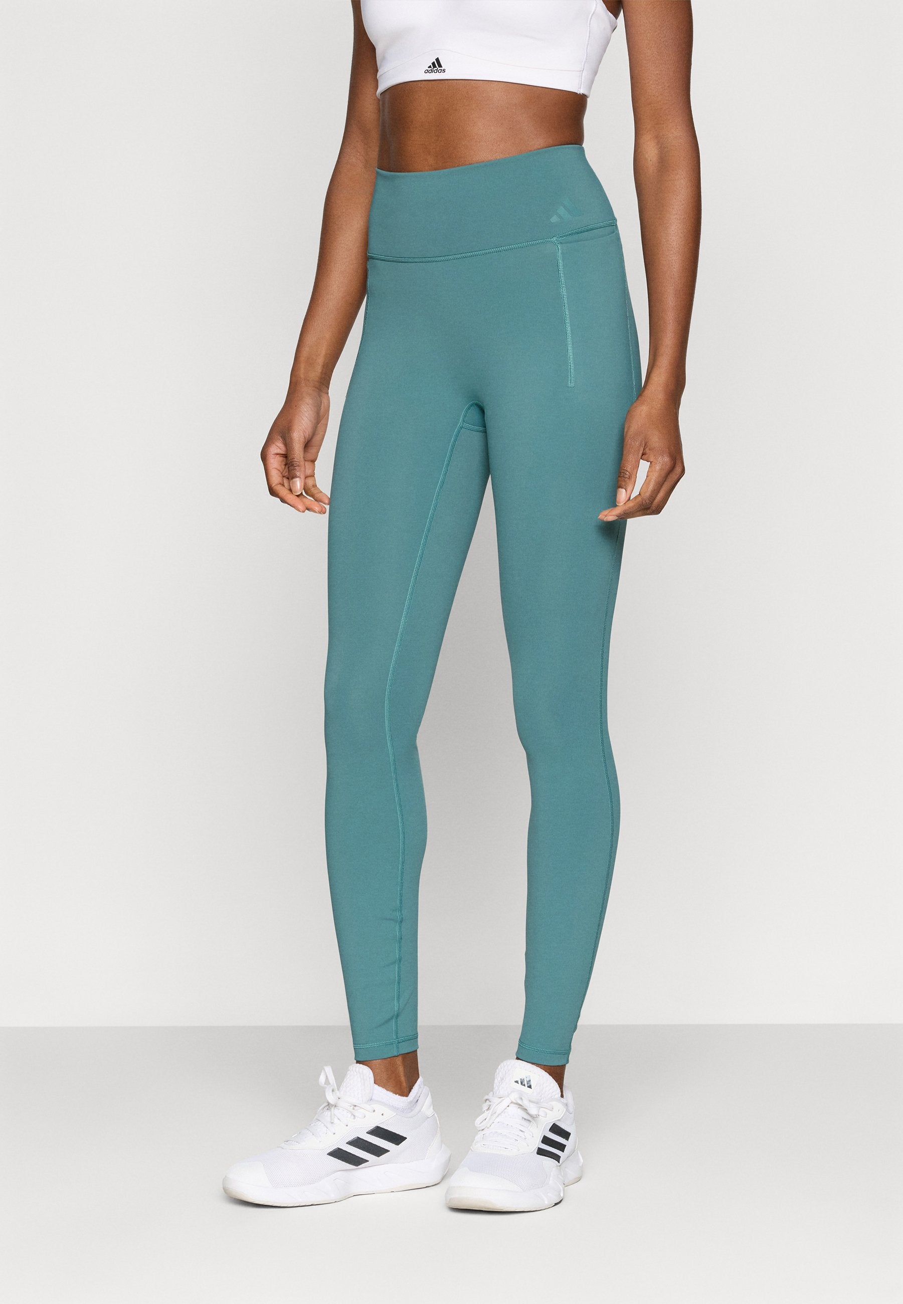 OPTIME WORKOUT FULL LENGTH LEGGINGS - Leggings - preloved teal