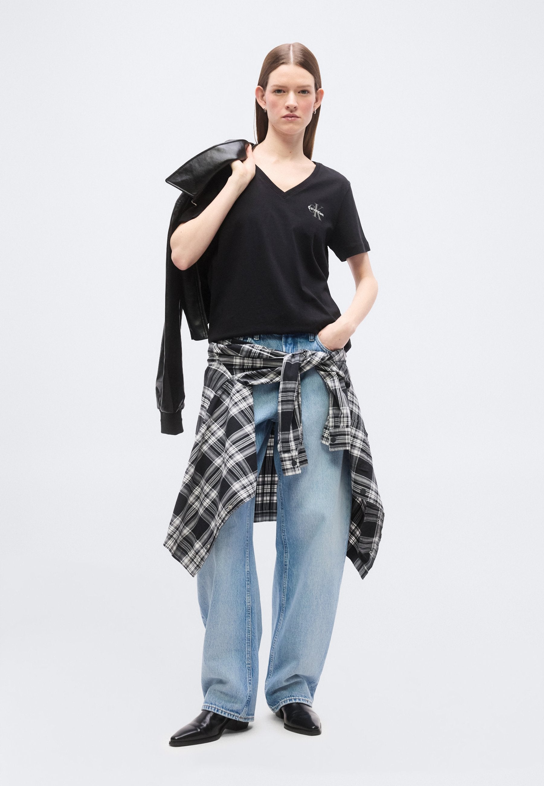 MONOLOGO TEE 2 PACK - Basic T-shirt - plein air/black