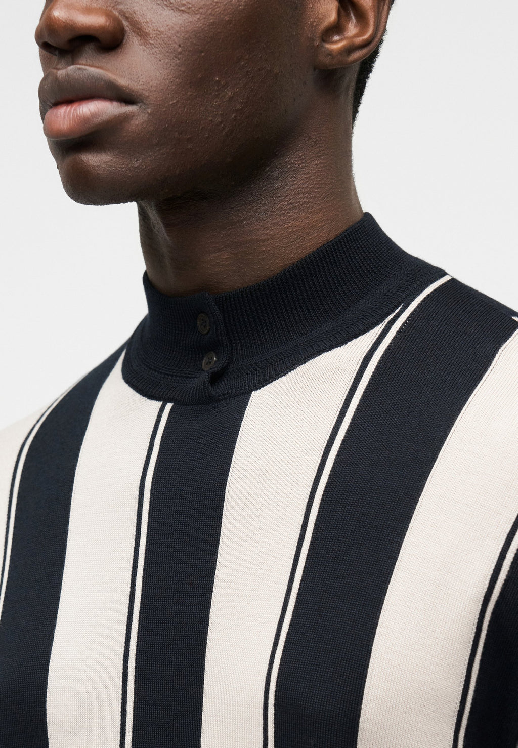 Jumper - navy/light beige