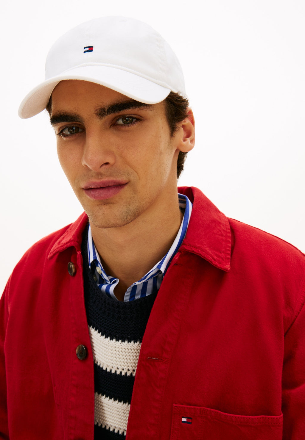 TH FLAG SOFT 6 PANEL CAP UNISEX - Cap - optic white