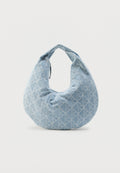 EMBLEM HOBO - Handbag - light-blue