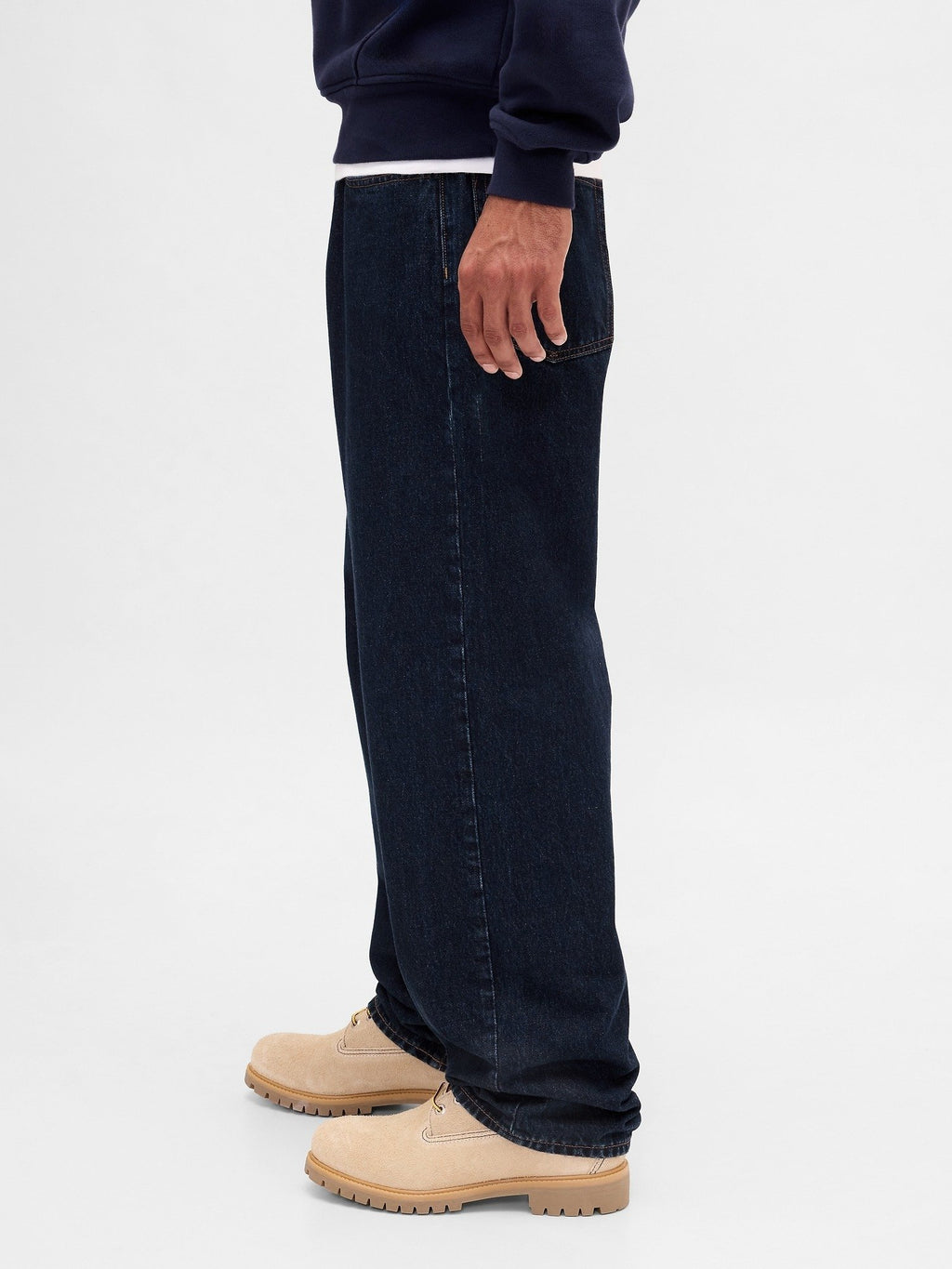 BAGGY FIT RINSE - Jean ample - délavage foncé