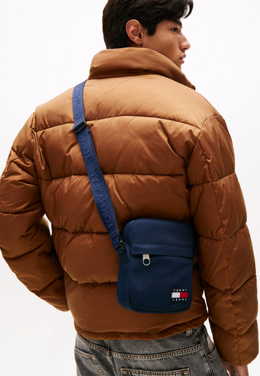 ESSENTIAL REPEAT LOGO CROSSBODY REPORTER - Sac bandoulière - dark night navy