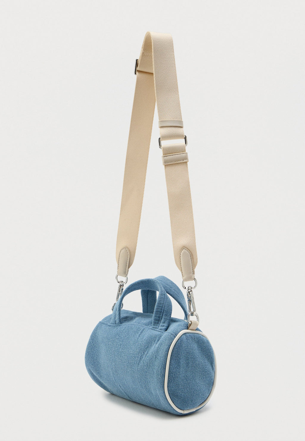 MINI DUFF BAG - Handbag - mid blue stone