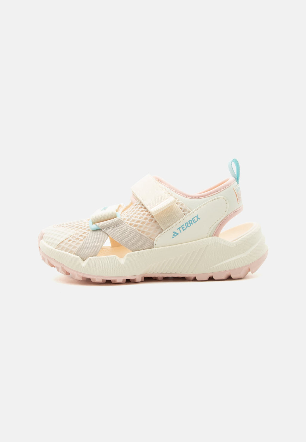 هايدروتيرا UNISEX - صنادل مشي - أبيض كريمي/وردي بلش/أكوا شبه لامع