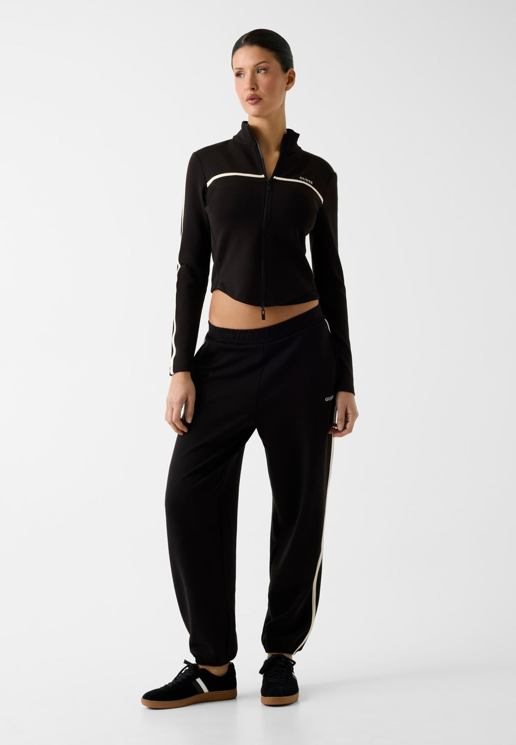 JASMINE - Zip-up sweatshirt - schwarz