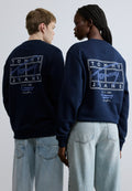 ENTRY DNA PLAY CREW UNISEX - Sweat-shirt - bleu marine nuit noire
